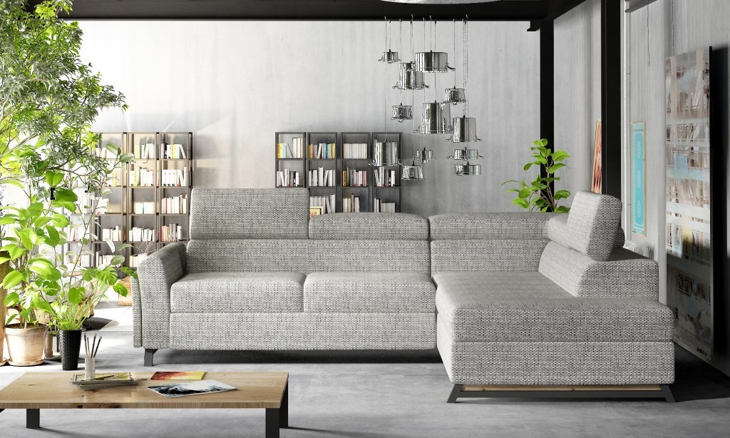 Poze Coltar living extensibil Kairos – L265 x l197 x h95 cm
