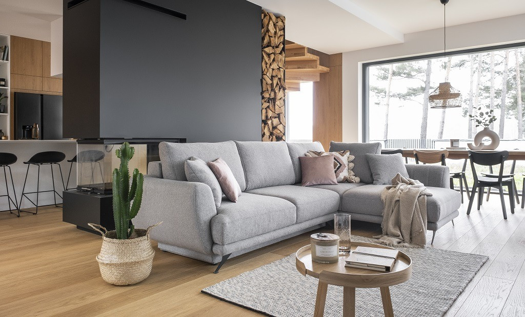 Poze Coltar living extensibil Larde – L280 x l178 x h93 cm