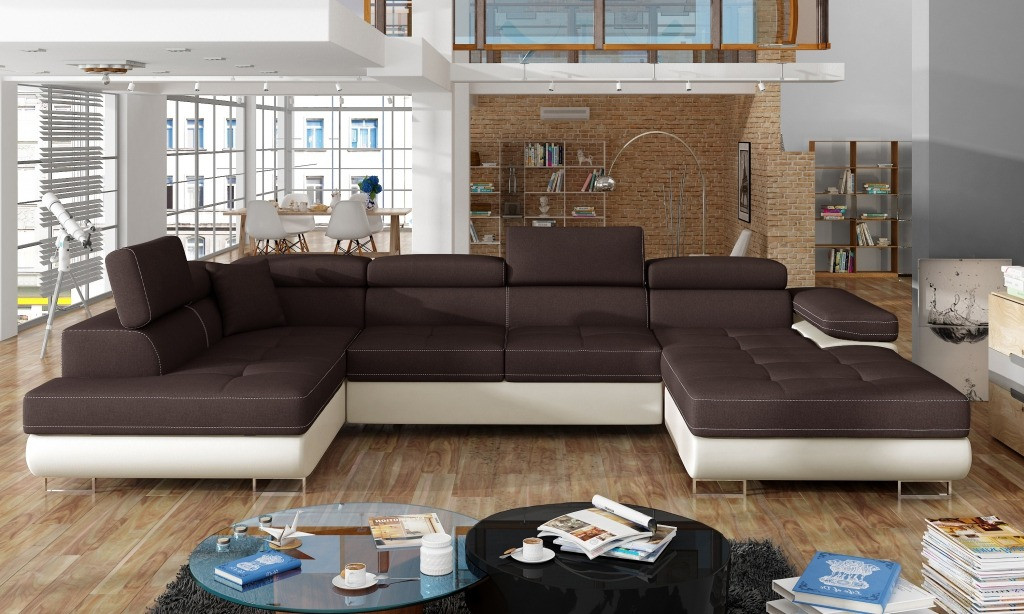 Poze Coltar living extensibil Rodrigo – L345 x l202 x h90 cm