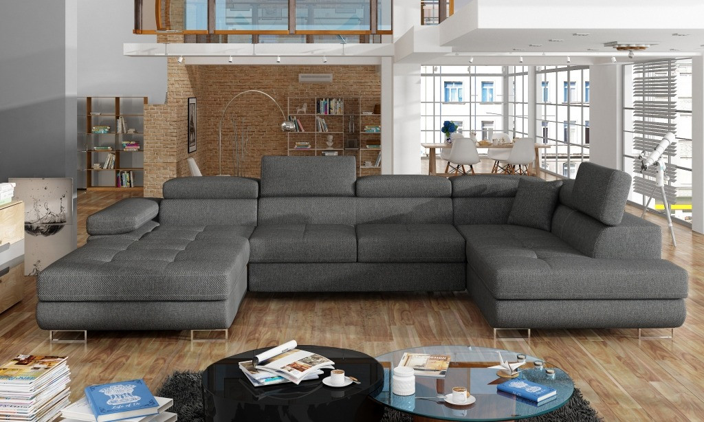 Poze Coltar living extensibil Rodrigo – L345 x l202 x h90 cm