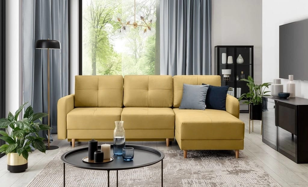 Poze Coltar living extensibil Roxi – L240 x l165 x h90