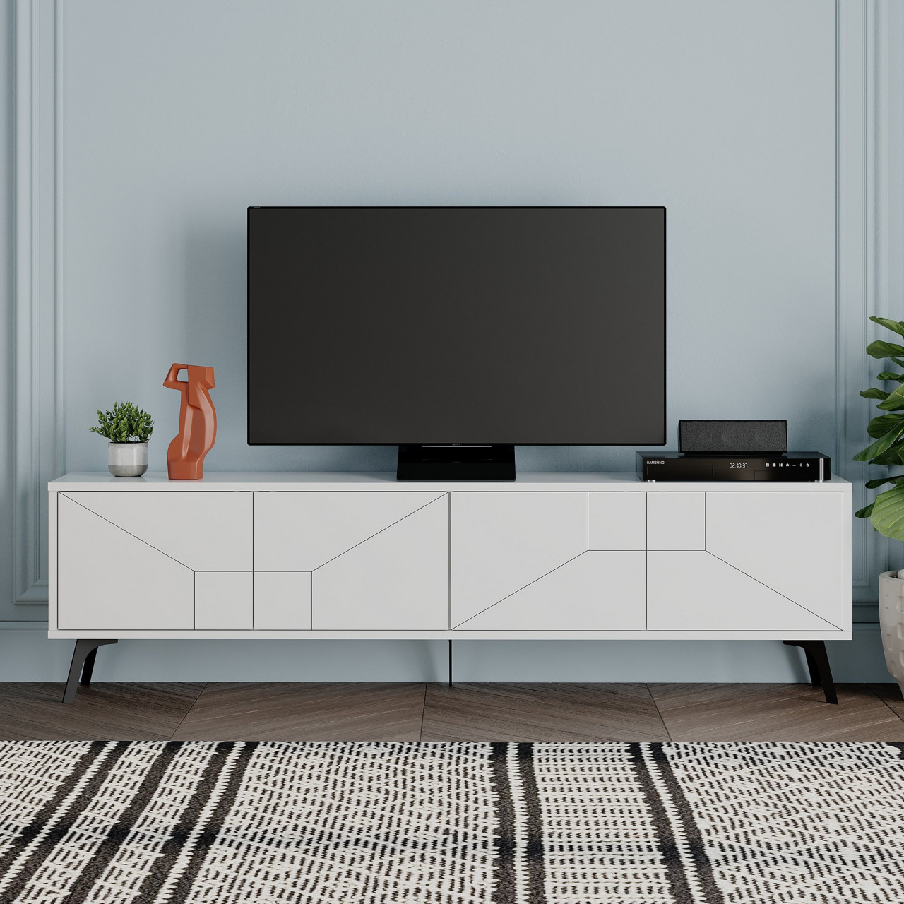 Poze Comoda TV Dune alba