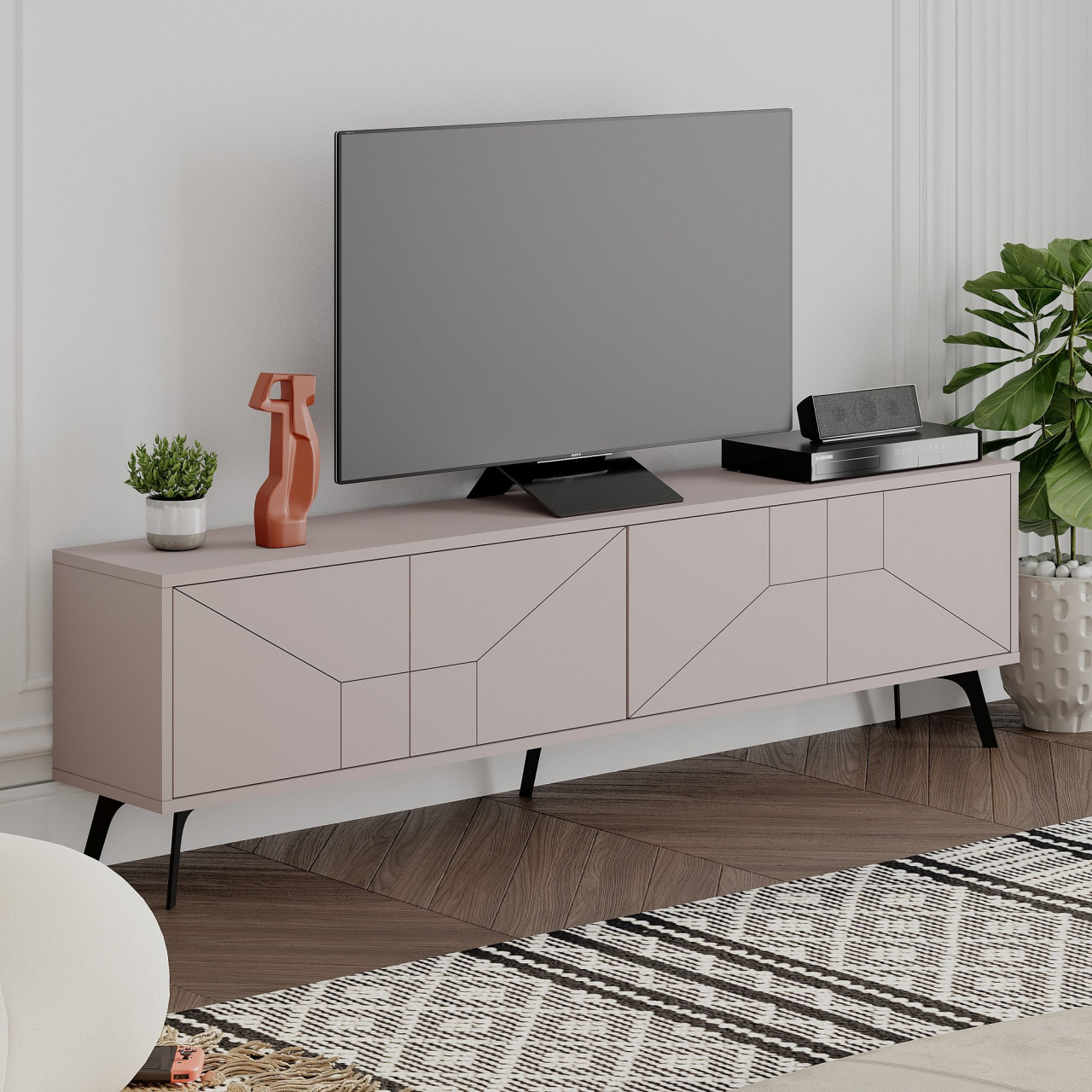 Poze Comoda TV Dune light mocha