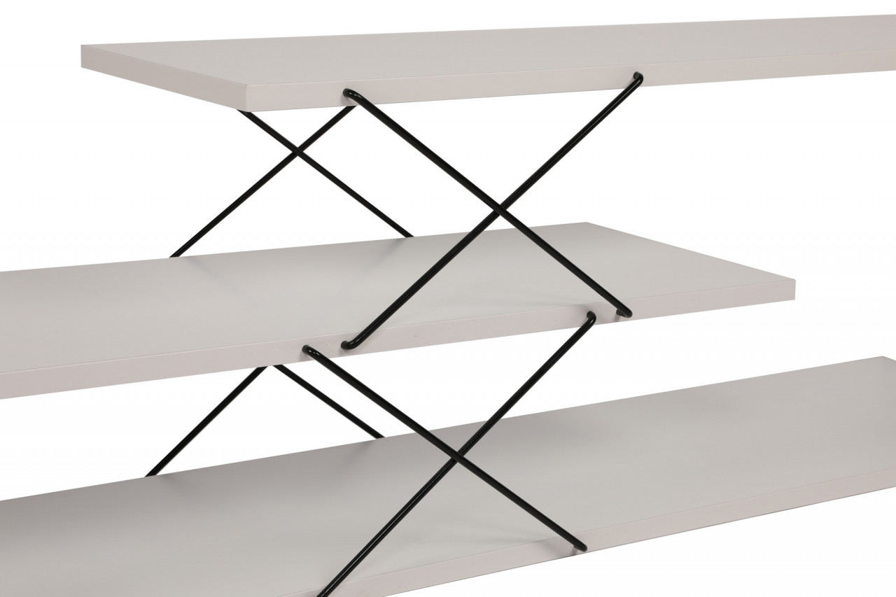 Poze Comoda TV Zigzag alb