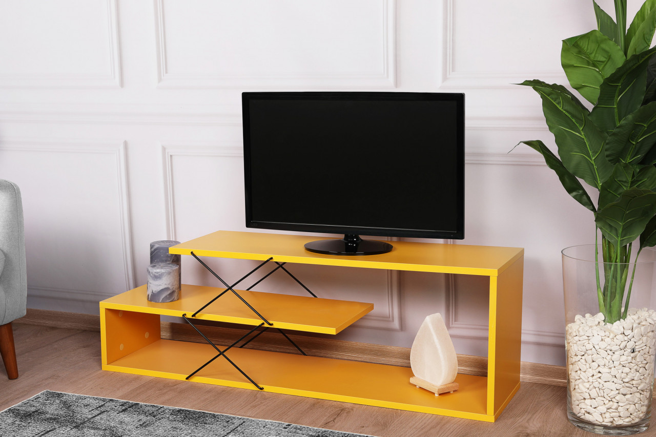 Poze Comoda TV Zigzag galben