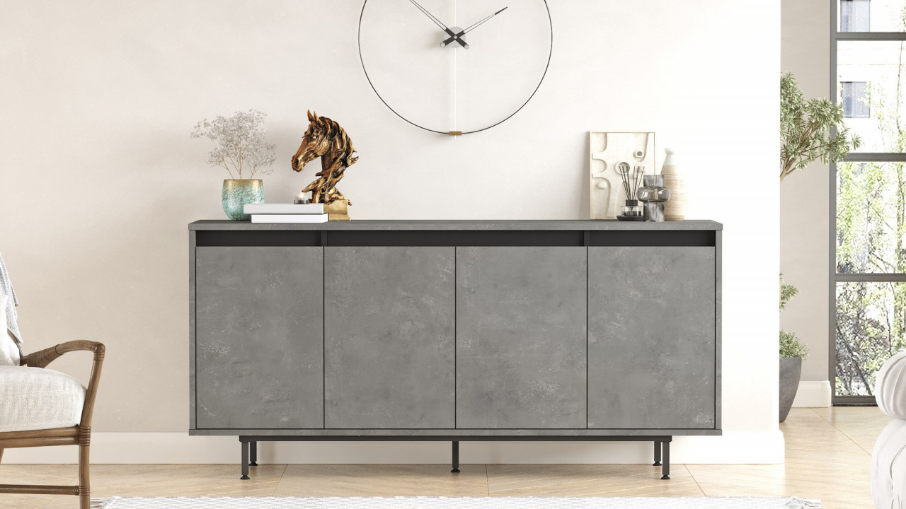 Poze Consola LV30-RL MDF L160 cm - H75,6 cm