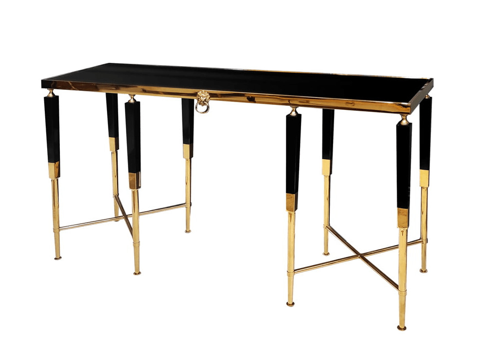 Poze Consola Monaco negru/gold – H85 cm