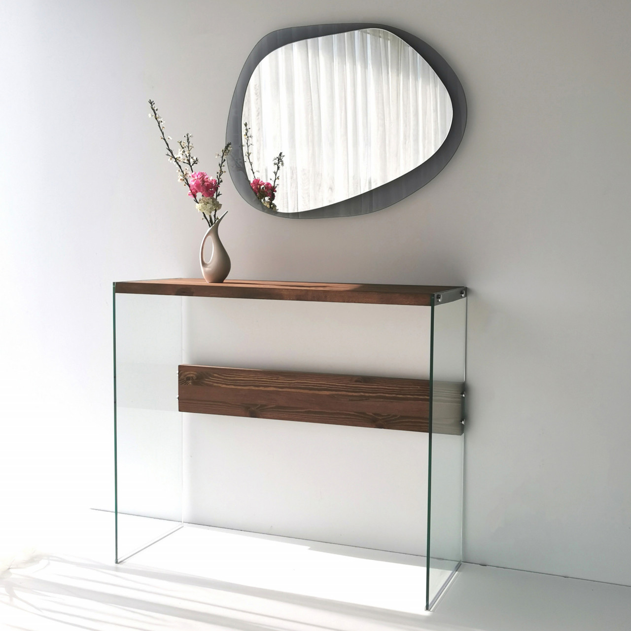 Poze Consola Niagara nuc + sticla L92 cm - H80 cm