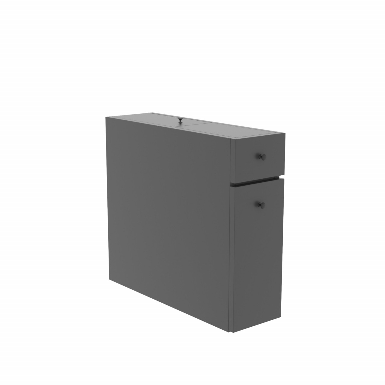 Poze Dulap MDF de baie Calencia antracit L19 cm - H43,5 cm