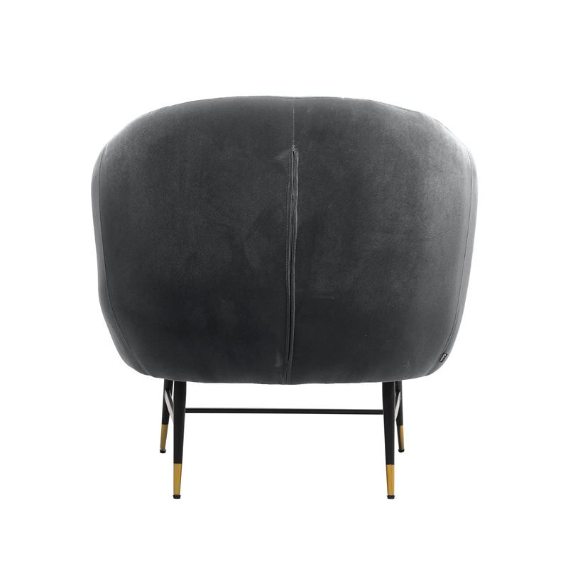 Poze Fotoliu Britney velvet gri - H78 cm