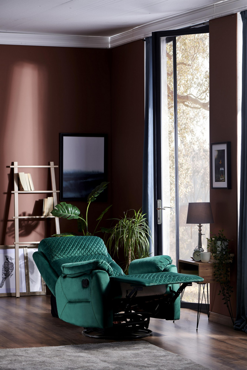 Poze Fotoliu cu recliner Trone verde