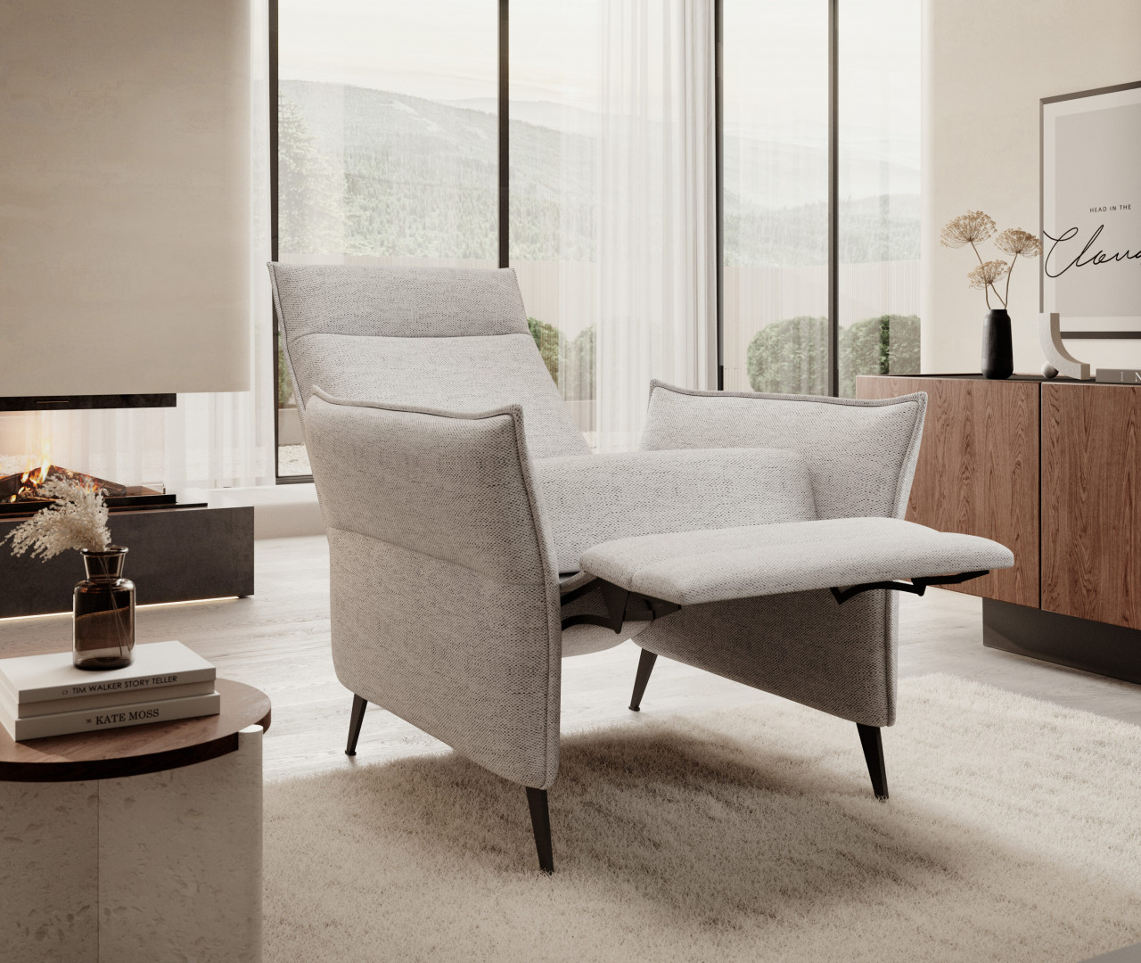 Poze Fotoliu cu recliner Xavi 1R H105 cm