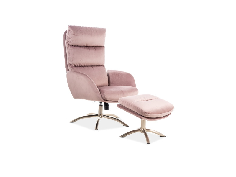 Poze Fotoliu de relaxare Monroe Velvet Roz