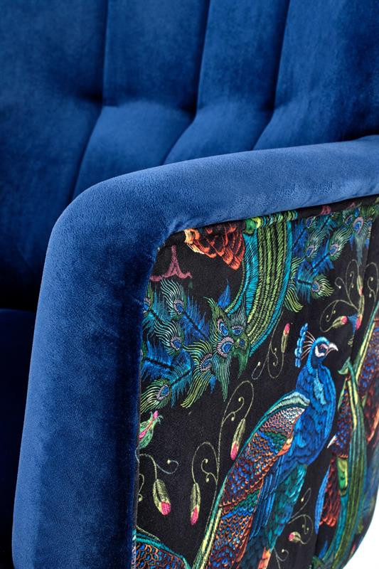 Poze Fotoliu Pagoni velvet bleumarin - H95 cm