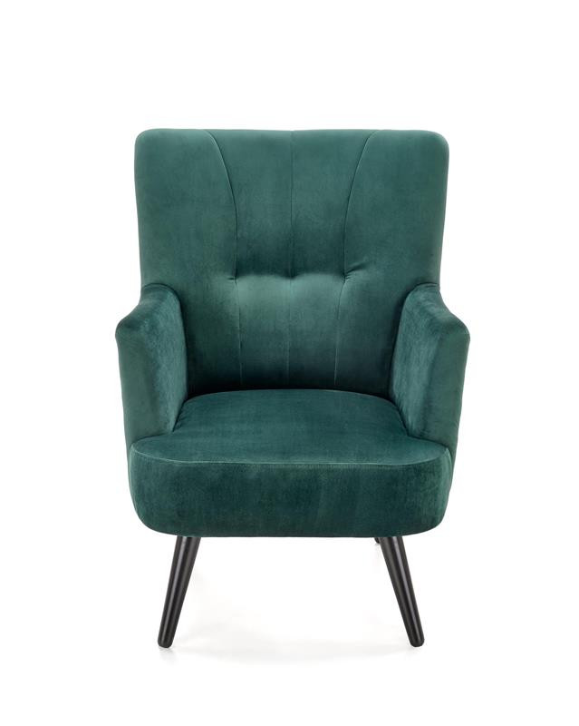 Poze Fotoliu Pagoni velvet verde - H95 cm