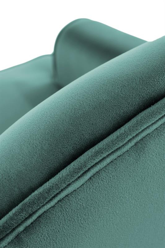 Poze Fotoliu Santi velvet verde/gold - H88 cm