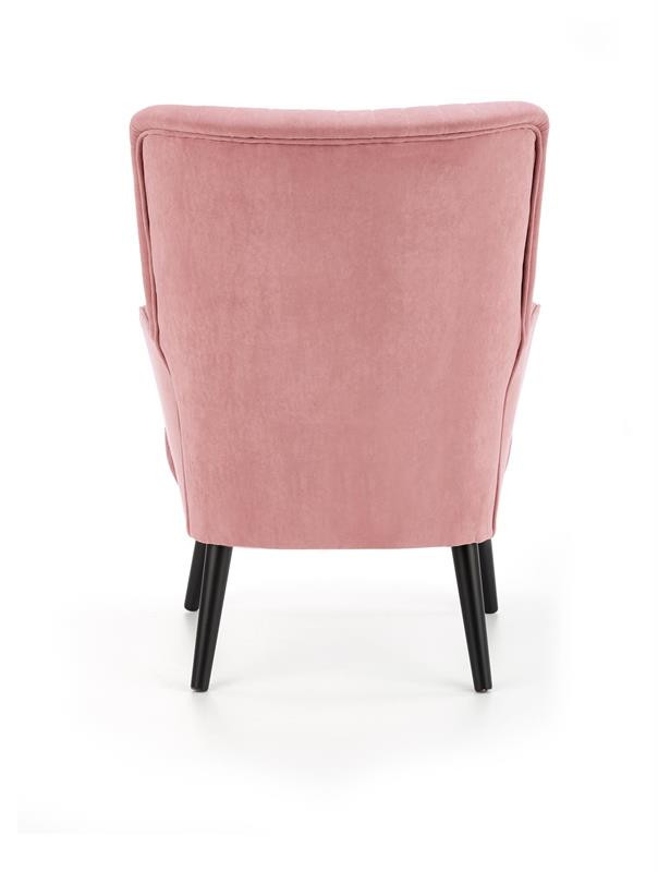 Poze Fotoliu tapitat Delgado Velvet roz – H100 cm