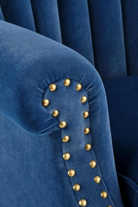 Poze Fotoliu Titan velvet bleumarin – H87 cm