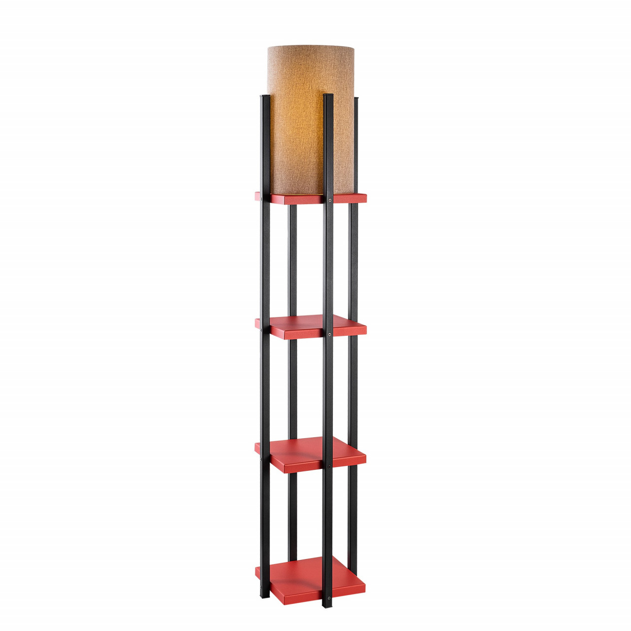 Poze Lampadar 7118 negru/rosu