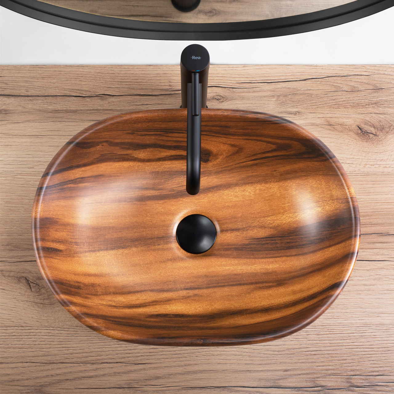 Poze Lavoar Amelia wood matt