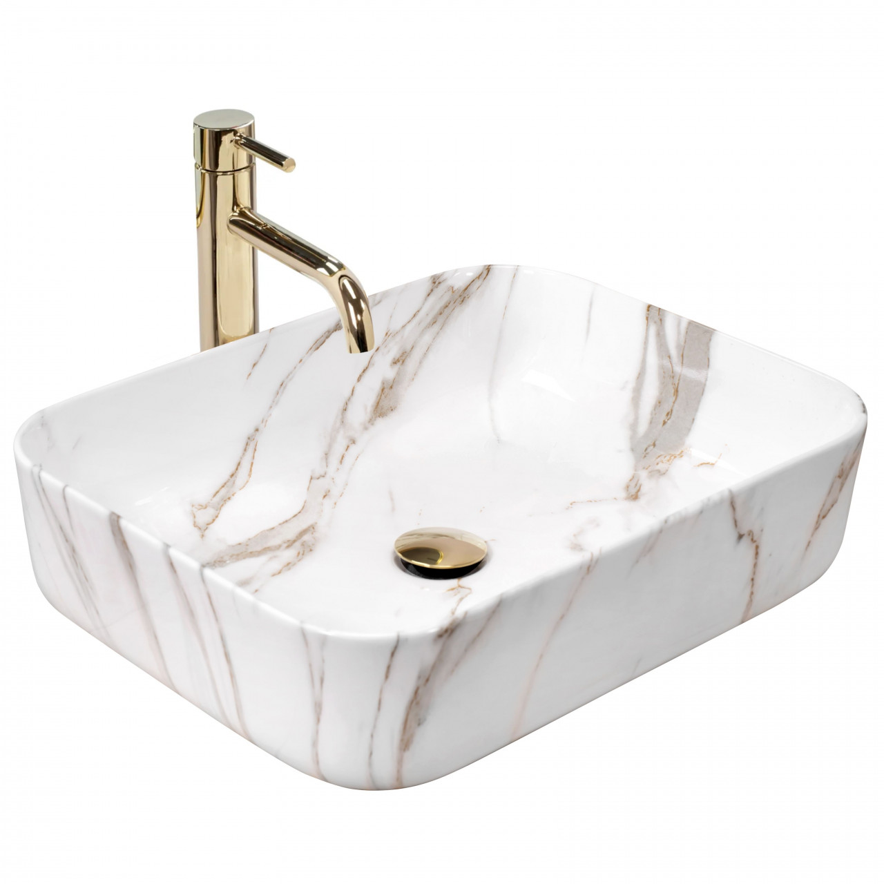 Poze Lavoar Demi Aiax Shiny L51 cm