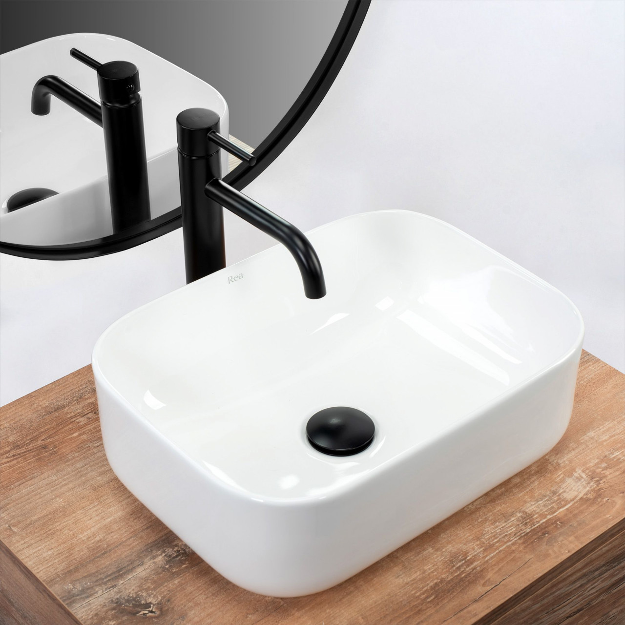Poze Lavoar Demi mini alb L40,5 cm