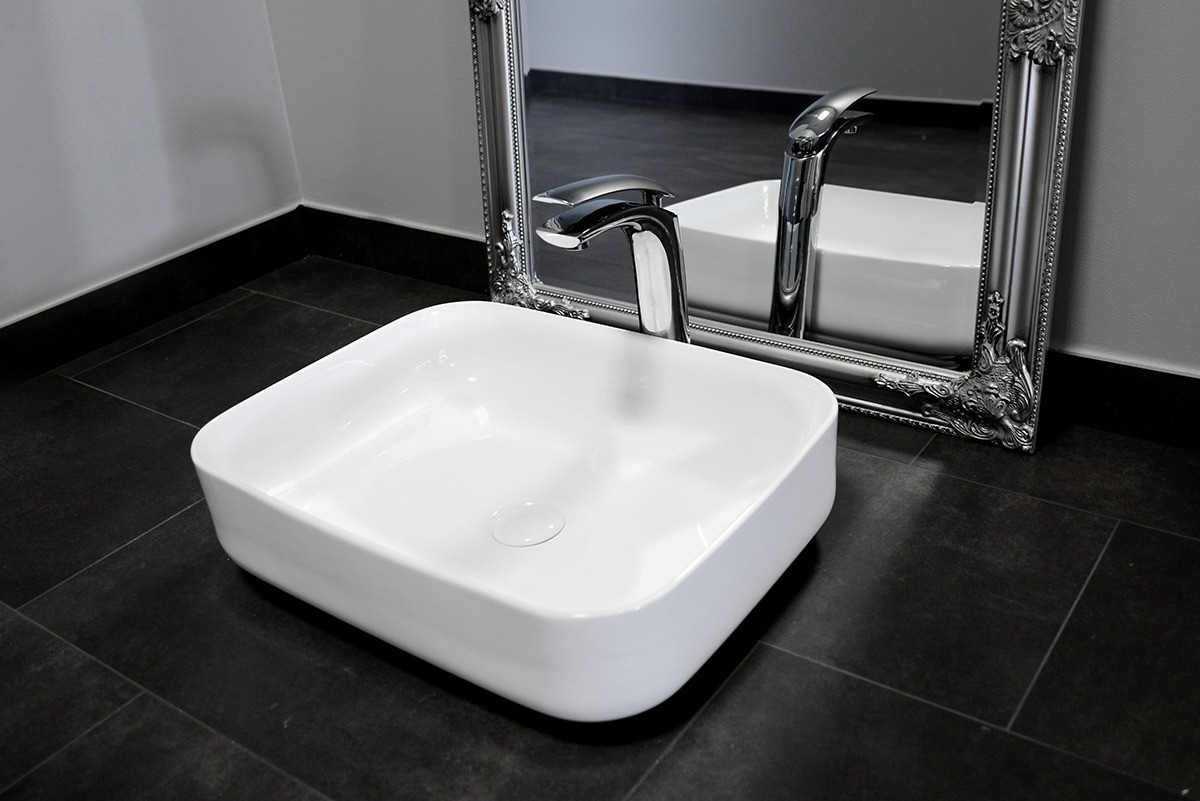 Poze Lavoar Demi Slim Alb ceramica sanitara - 51 cm