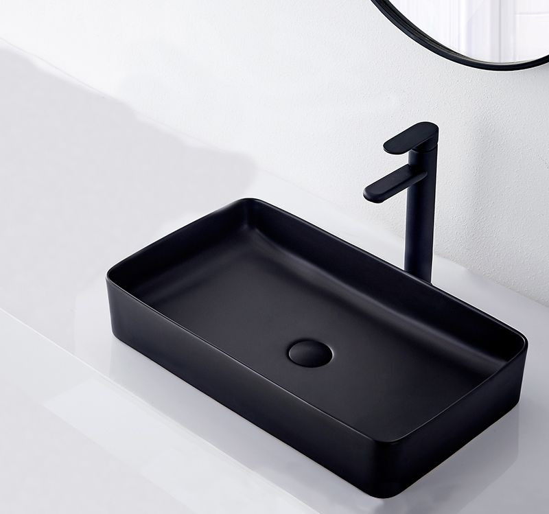 Poze Lavoar Denis ceramica sanitara negru mat