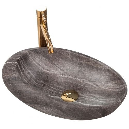Poze Lavoar Roxy D Stone ceramica sanitara - 49 cm