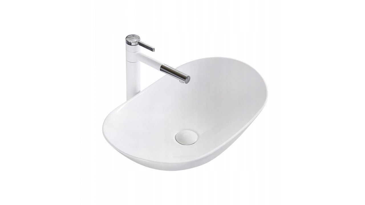 Poze Lavoar Royal alb ceramica sanitara - 62 cm