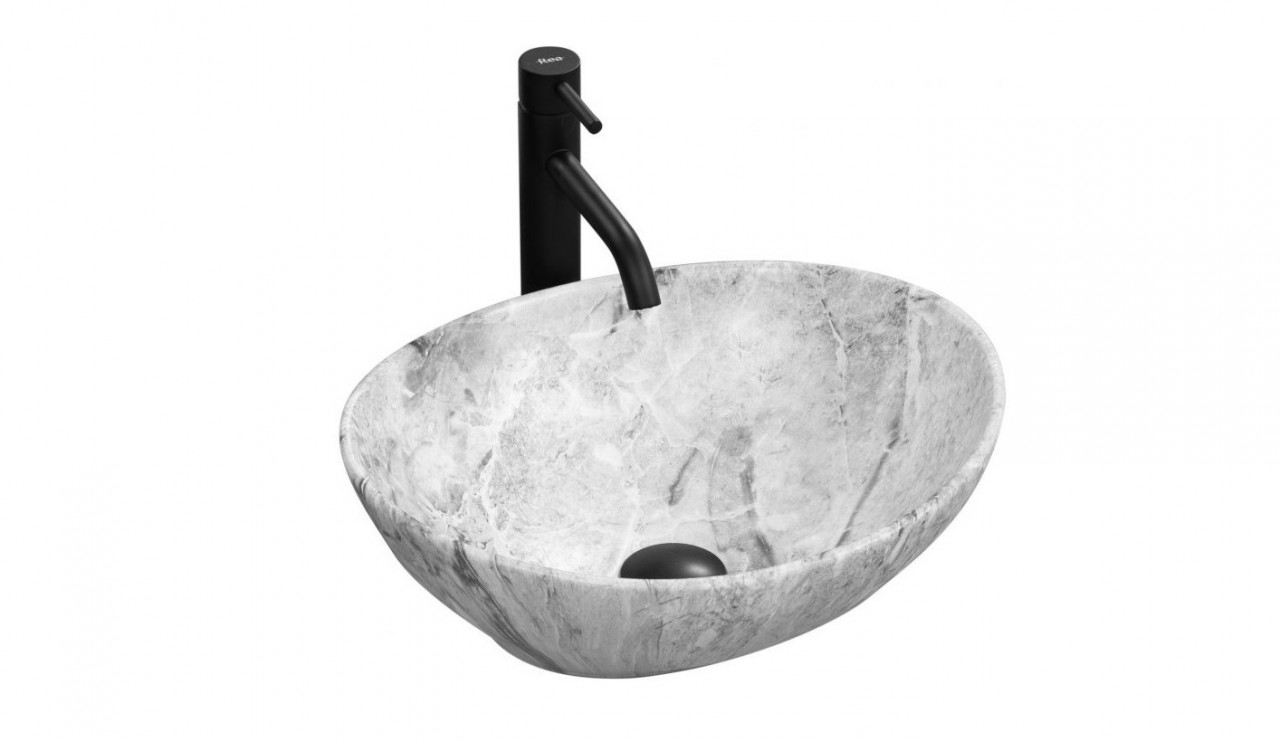 Poze Lavoar Sofia Stone ceramica sanitara - 41 cm