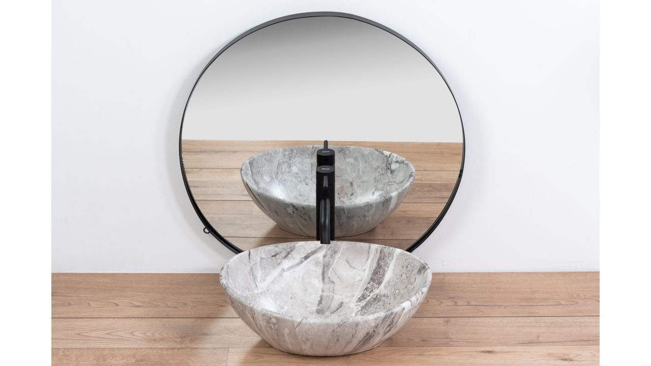 Poze Lavoar Sofia Stone ceramica sanitara - 41 cm