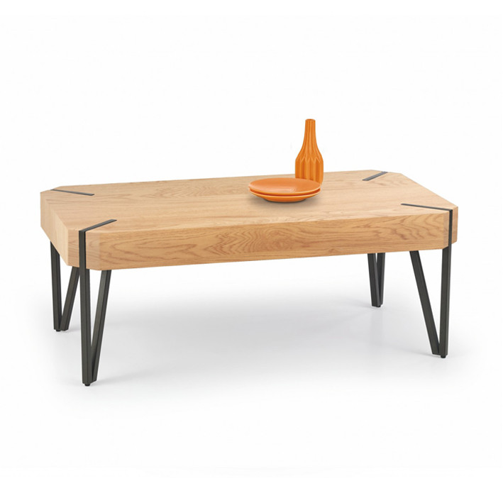Poze Masa de cafea Emily stejar auriu - L 110 x l 60 x h 42 cm