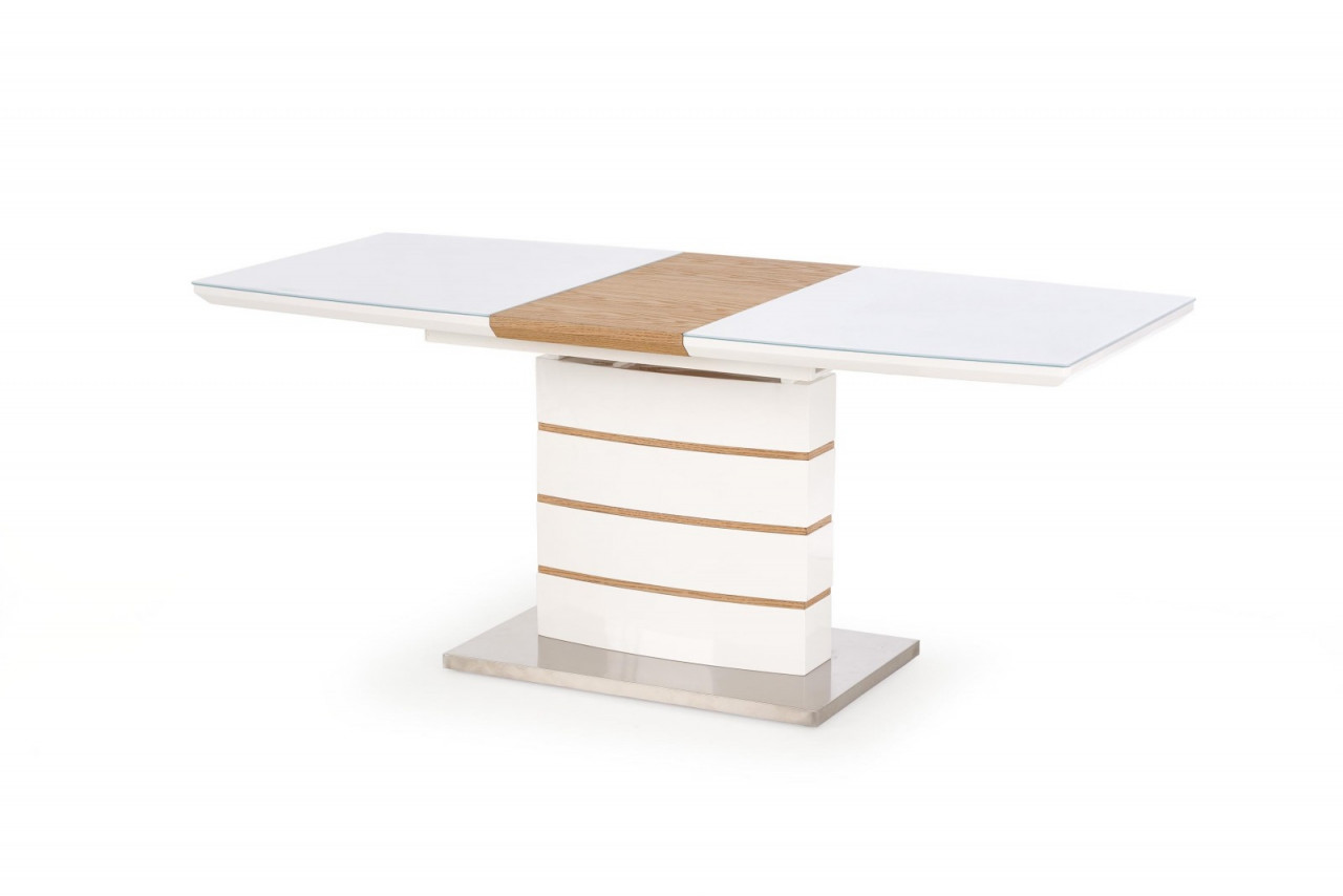 Poze Masa extensibila metal + MDF Toronto - L 140-180 x l 80 x h 76 cm
