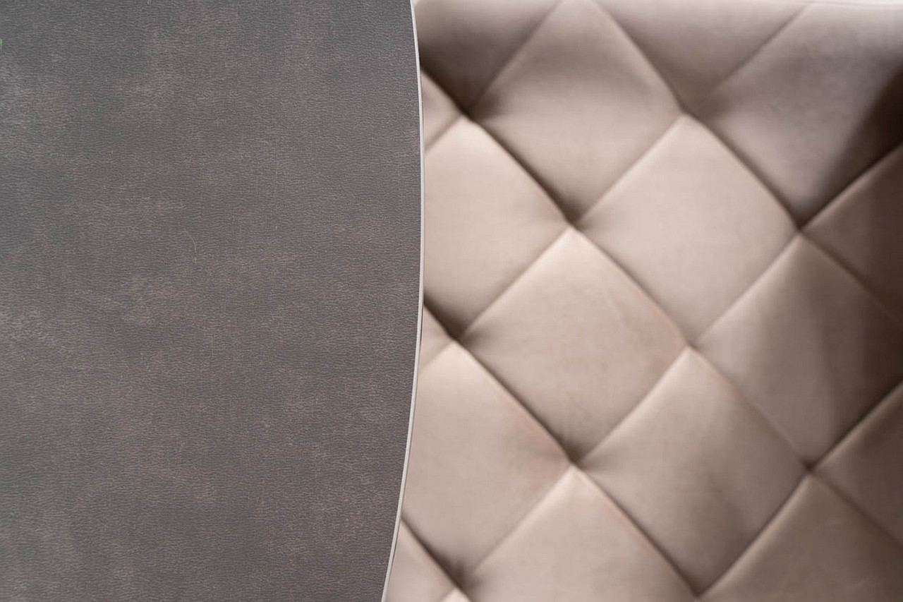 Poze Masa extensibila Porto Ceramica gri inchis/negru mat – L120-160 cm