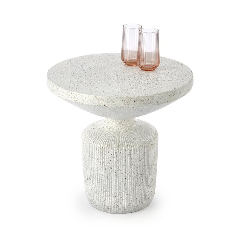 Masuta de cafea giza alba - h53 cm