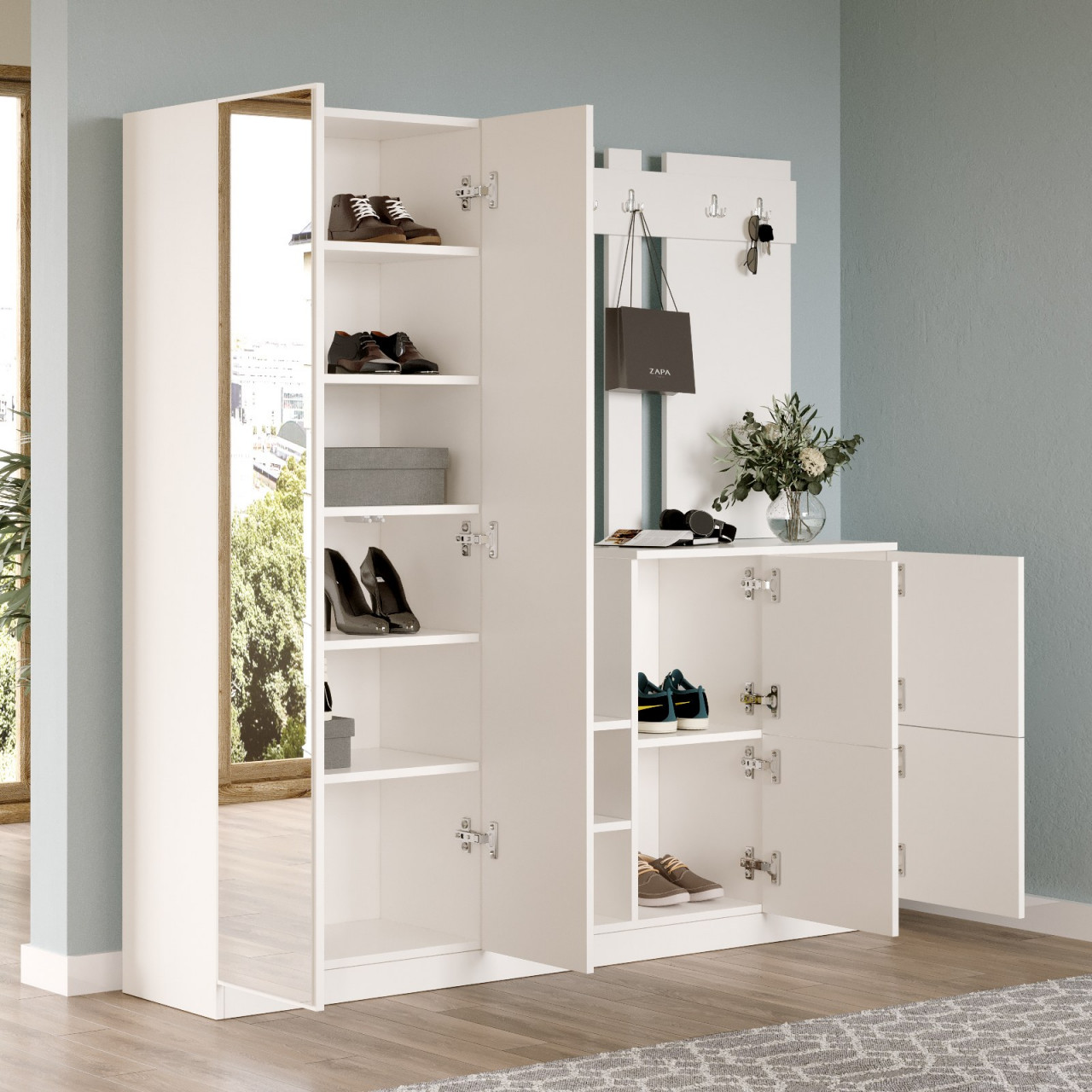 Poze Mobilier de hol DD9-W alb