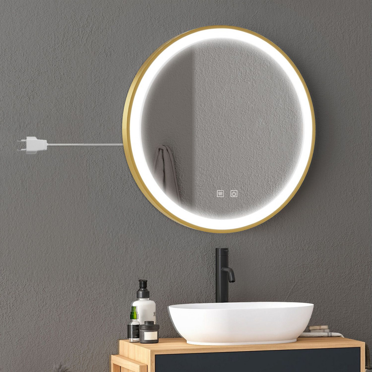 Poze Oglinda LED 70cm MMJ