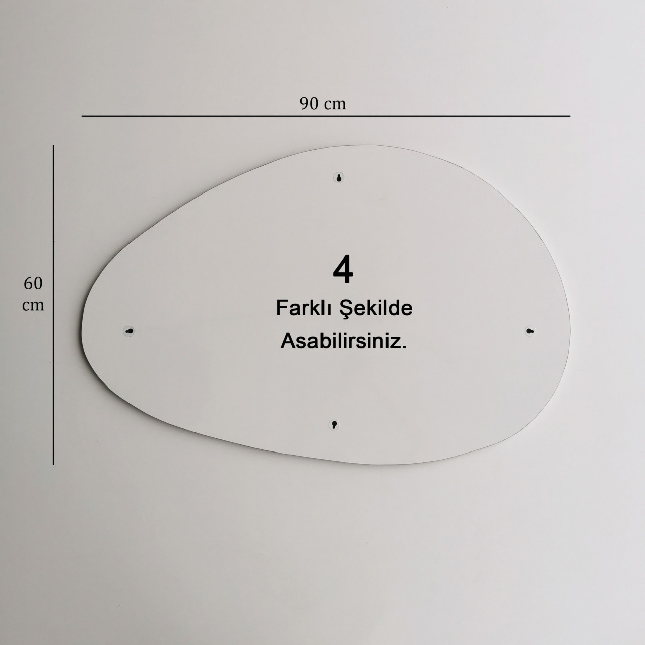 Poze Oglinda Porto Ayna 90x60 cm