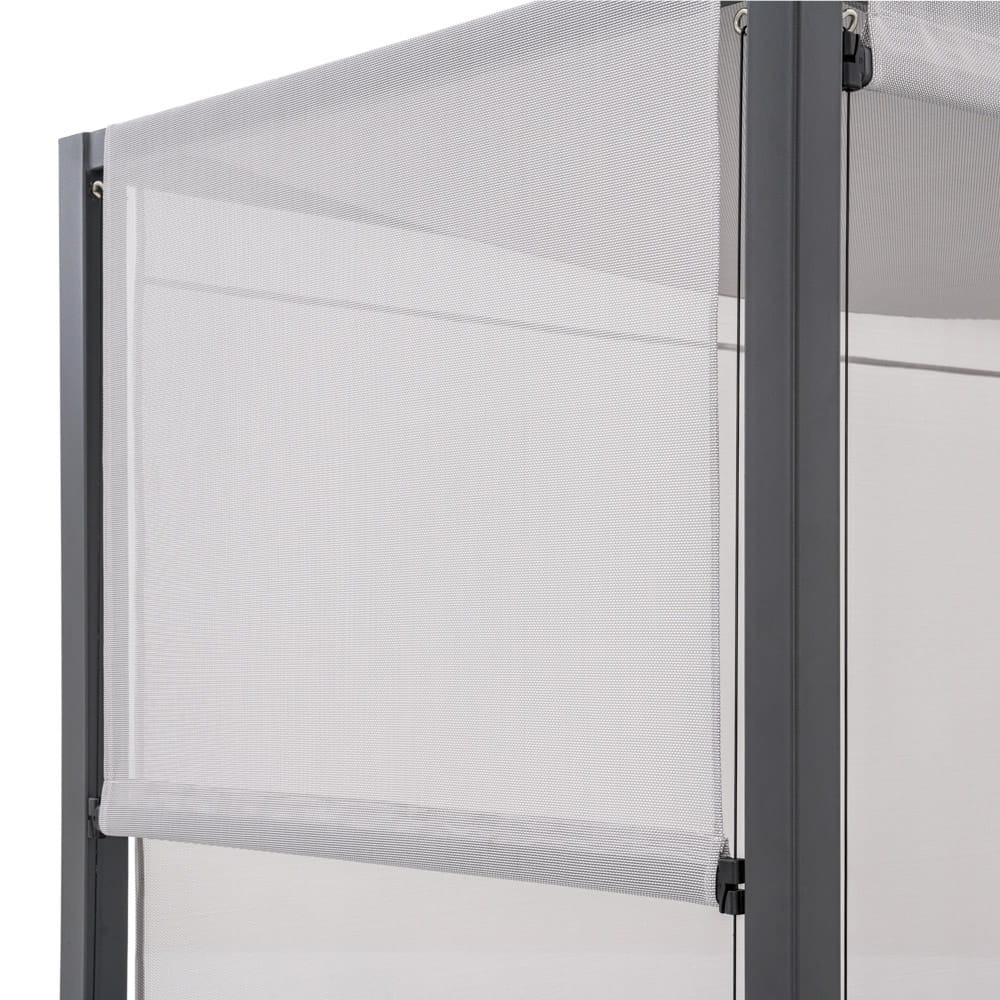 Poze Pat de gradina extensibil Duisburg antracit L196 cm