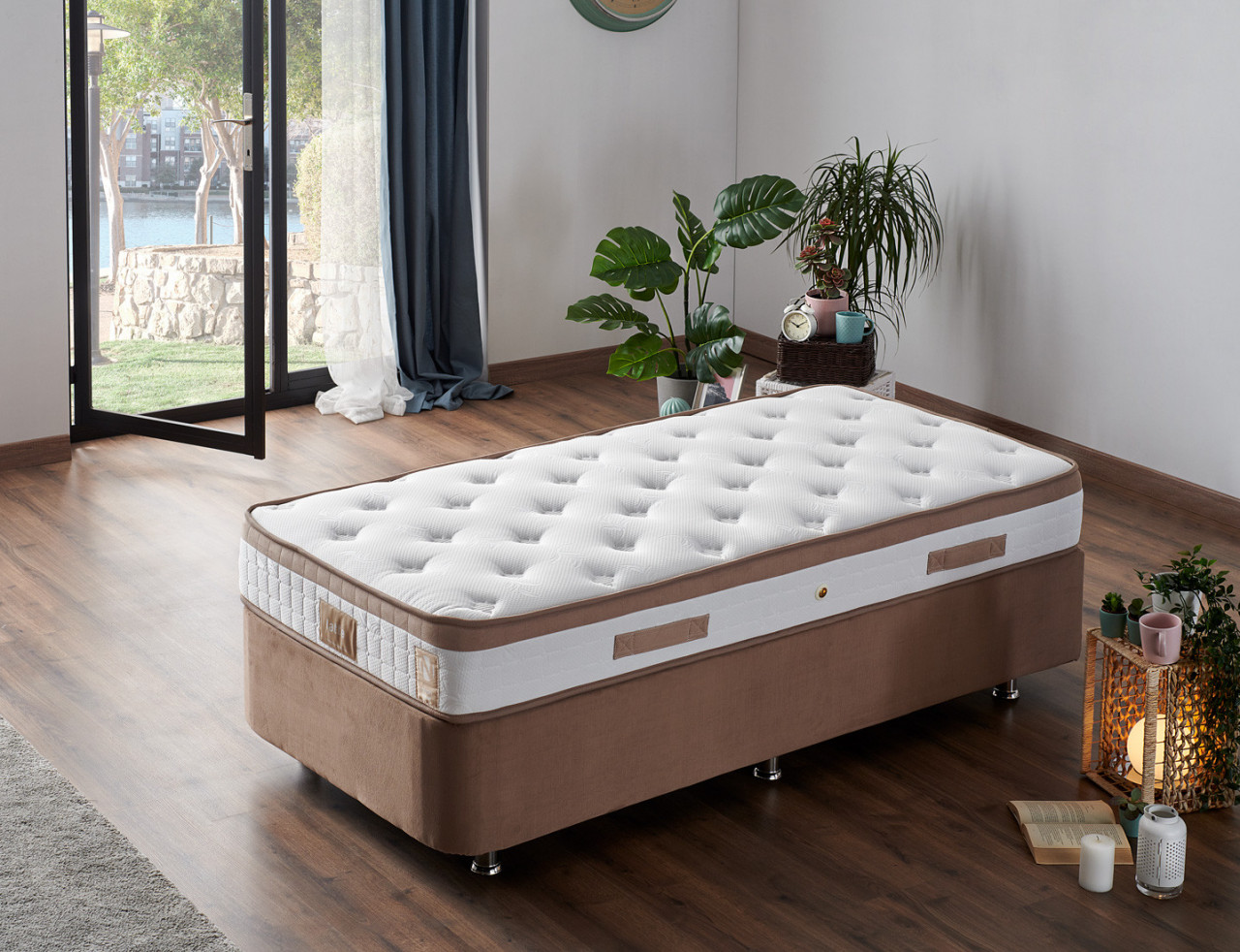 Poze Pat Latte TS maro deschis 90x190 cm