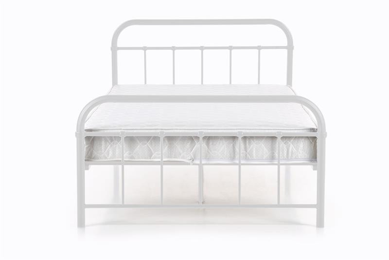 Poze Pat metalic Linda alb – 90 x 200 cm