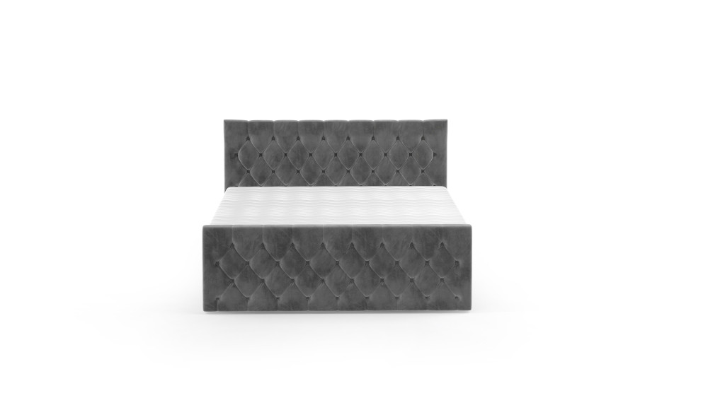 Poze Pat tapitat boxspring Charles 140x200 cm