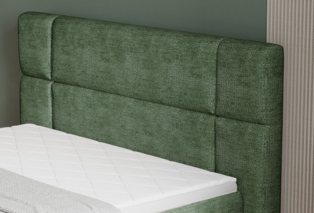 Poze Pat tapitat boxspring Lucio 140x200 cm