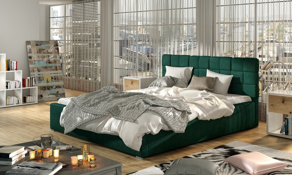 Poze Pat tapitat Grand – 160/200, L223 x l160 x h93 cm