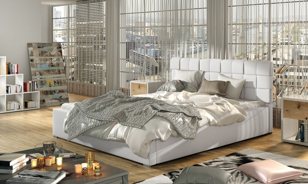 Poze Pat tapitat Grand – 160/200, L223 x l160 x h93 cm