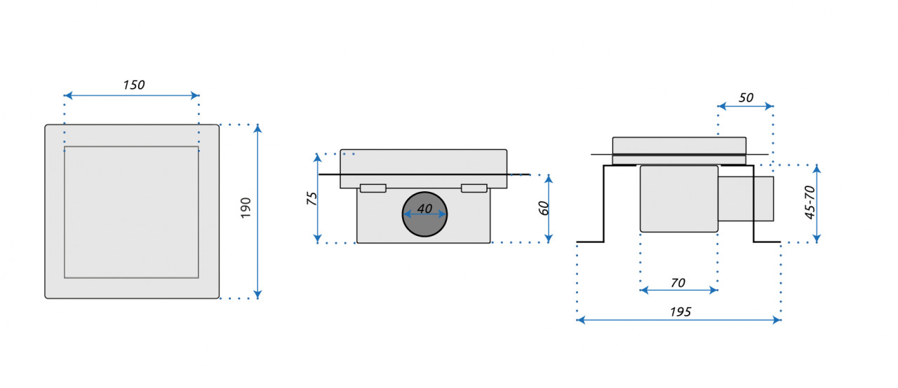 Poze Rigola dus Cross 150x150 argintiu periat