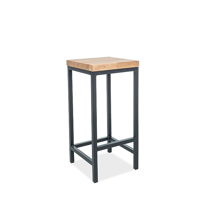 Poze Scaun bar lemn Metro H-1 furnir - H 75 cm