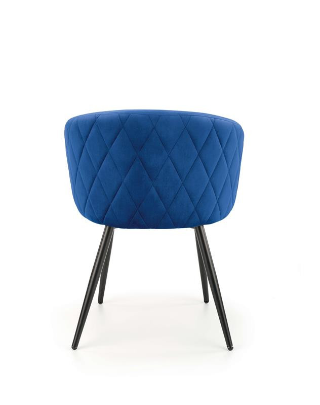 Poze Scaun catifea K430 Bleumarin – H77 cm