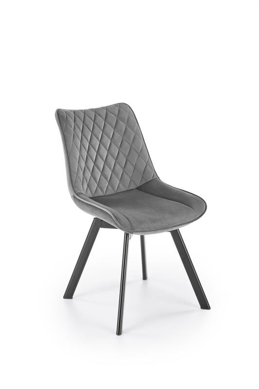 Scaun catifea k520 gri – h86 cm